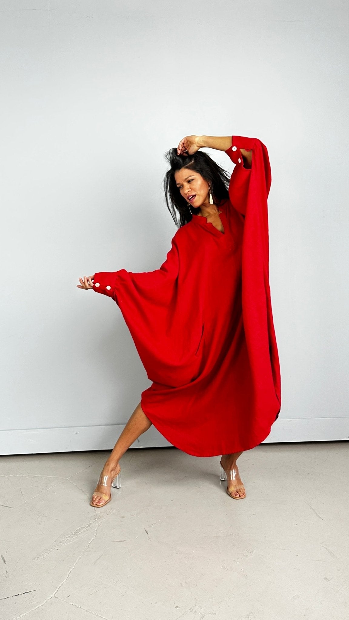 Kaftan Linen Superstar Dress