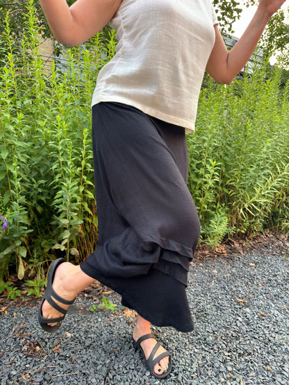 Linen Barrel - leg Party Pants - Nomadic Collections