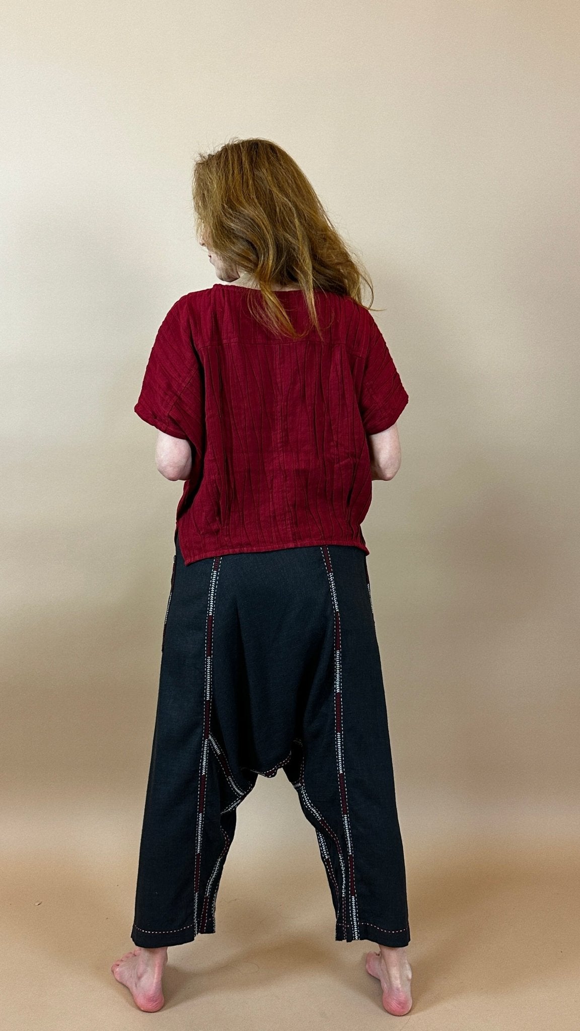 Linen Harem Pants - Nomadic Collections