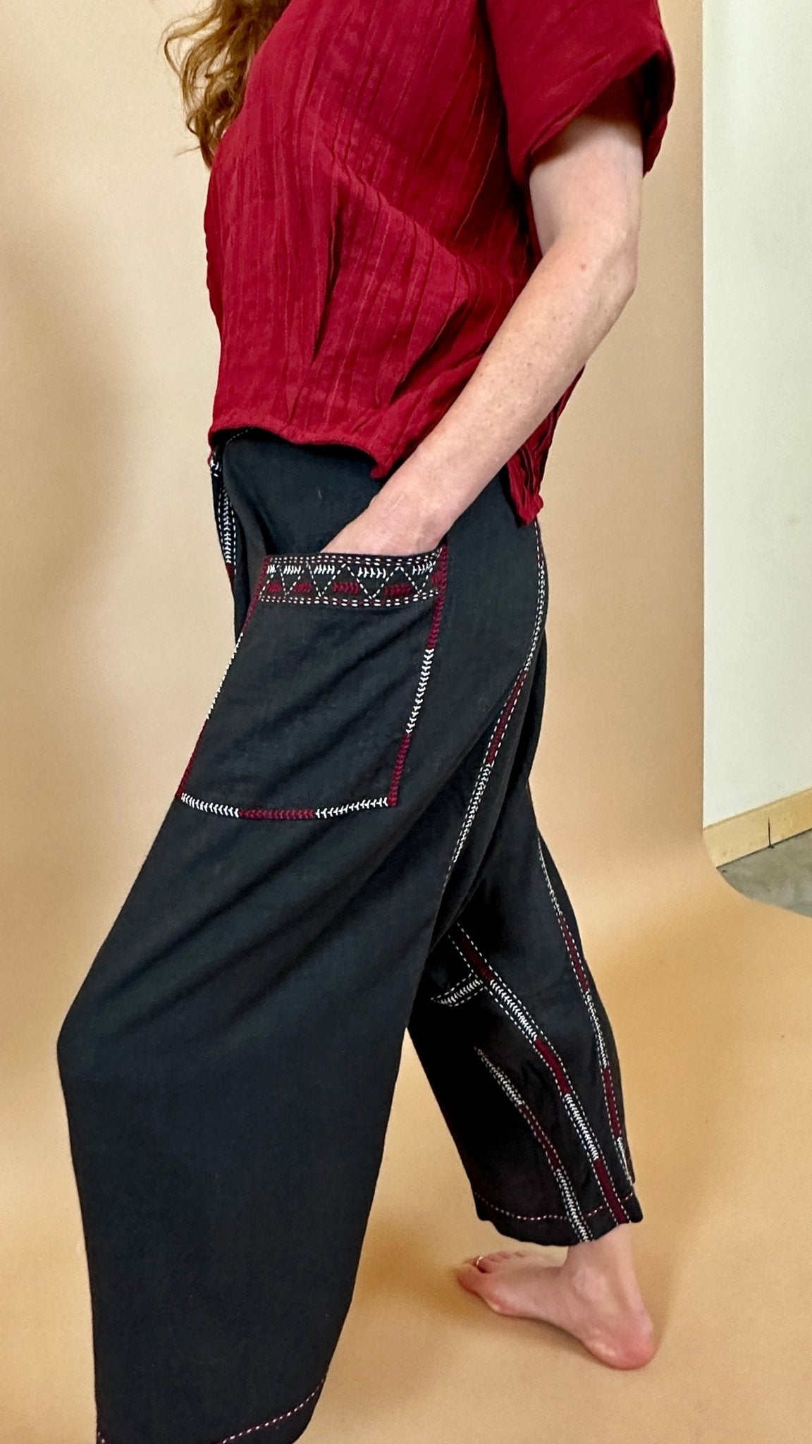 Linen Harem Pants - Nomadic Collections