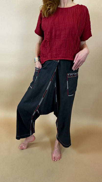 Linen Harem Pants - Nomadic Collections