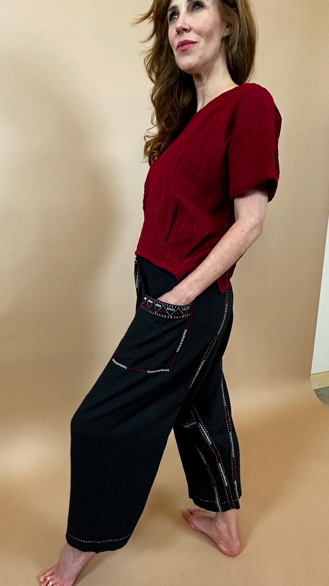 Linen Harem Pants - Nomadic Collections